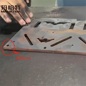 5.5mm激光切割下料碳鋼板變形校平，精度0.1mm-高精密矯平機(jī)